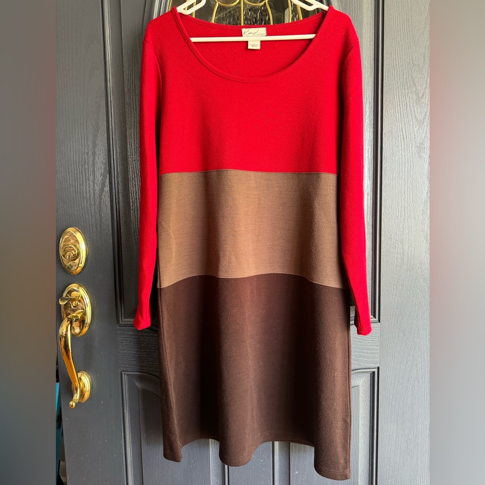 Kim rogers L multi color dress